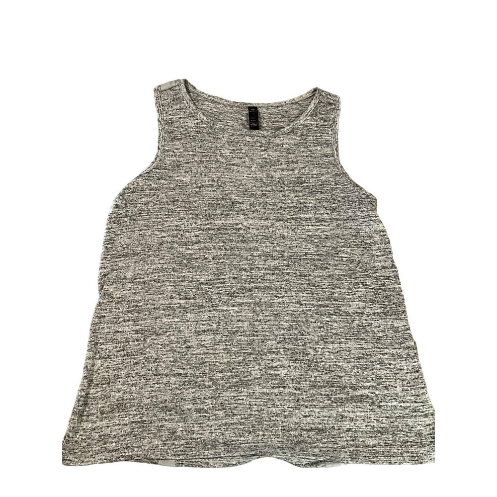 90 Degrees Gray/Black Tweed Look Women's Tank‎ Top Size Small